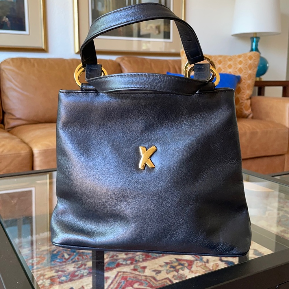 Paloma Picasso leather hand bag